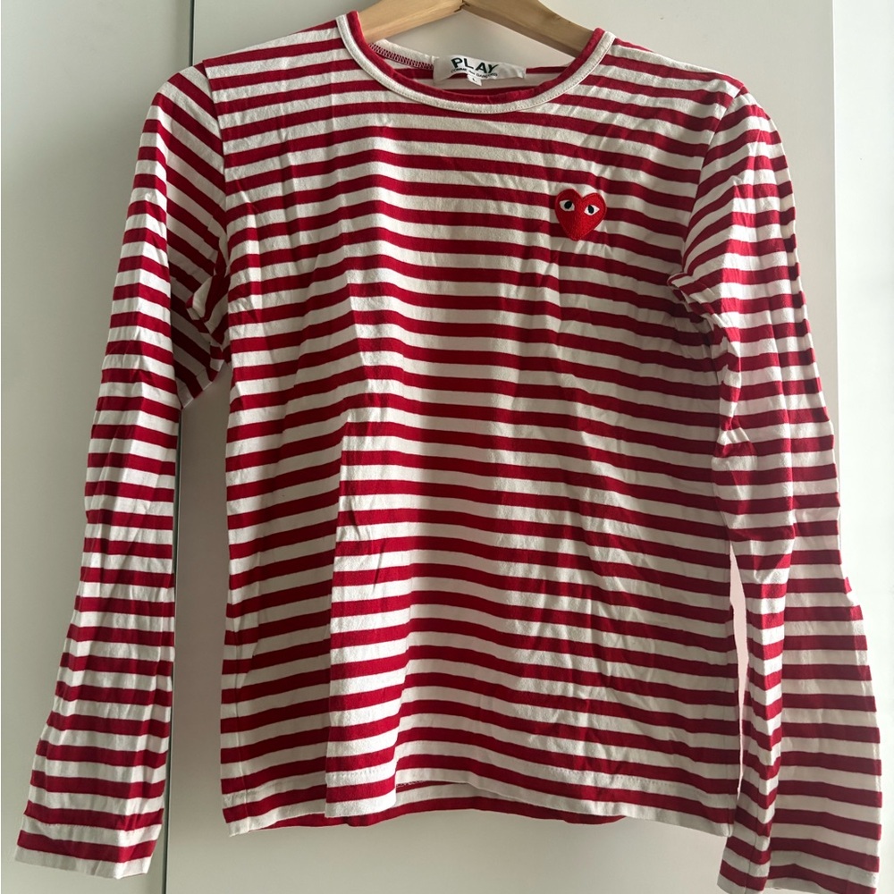 Comme de garçons PLAY striped top